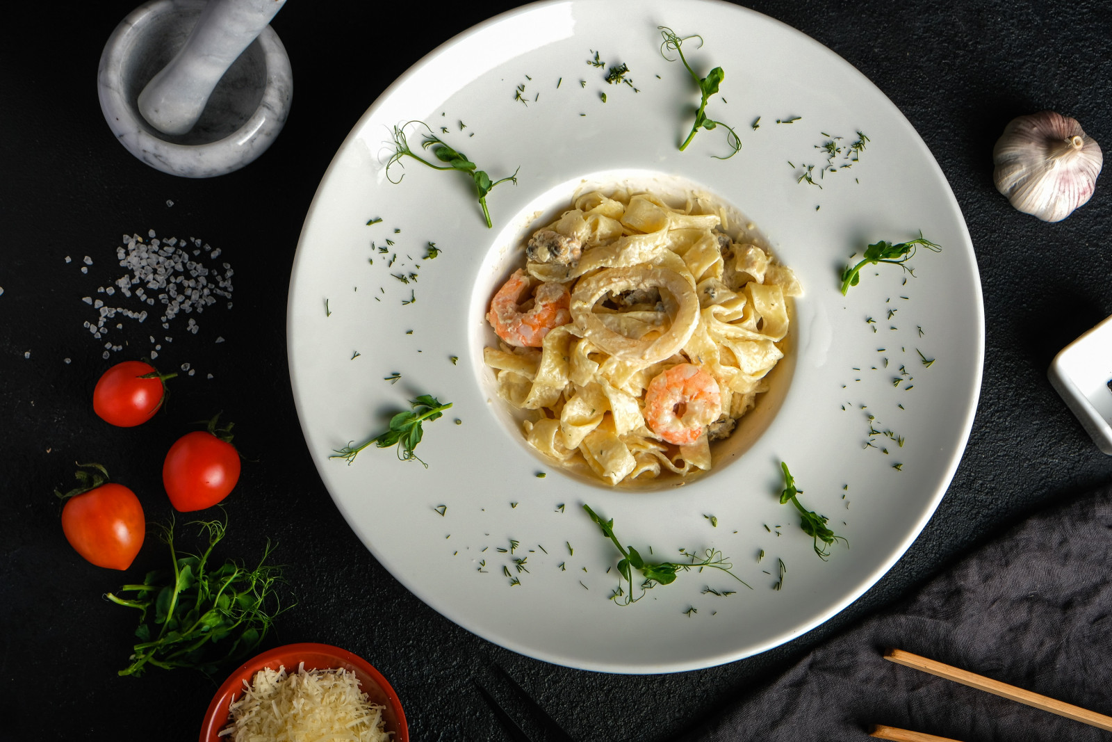 Паста с морепродуктами